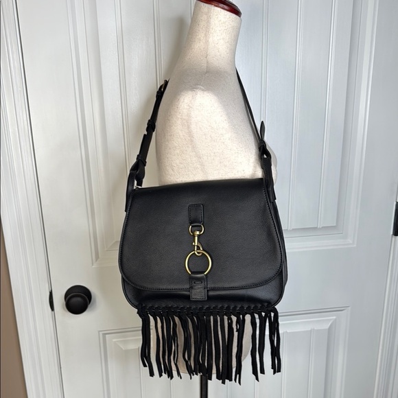 Lucky Brand Women's Kate Leather Shoulder bag Black - Picture 2 of 12